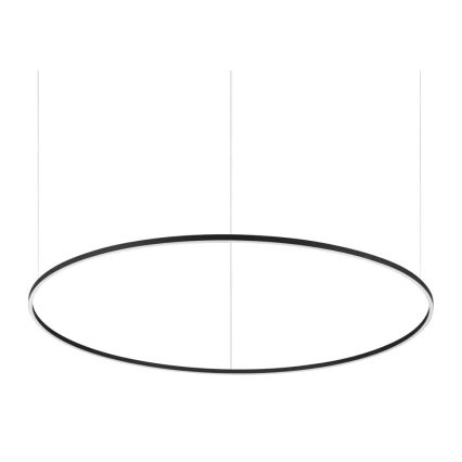 Ideal Lux - LED luster na lanku ORACLE SLIM LED/83W/230V 4000K CRI 90 pr. 150 cm čierna