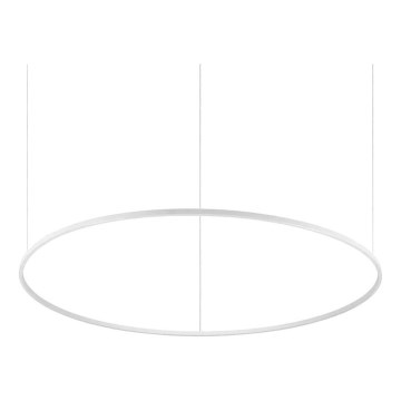 Ideal Lux - LED Luster na lanku ORACLE SLIM LED/89W/230V 3000K pr. 150 cm biela