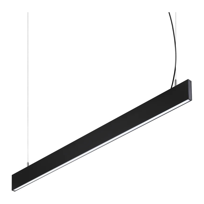 Ideal Lux - LED luster na lanku STEEL LED/29W/230V 3000K CRI 90 120 cm čierny