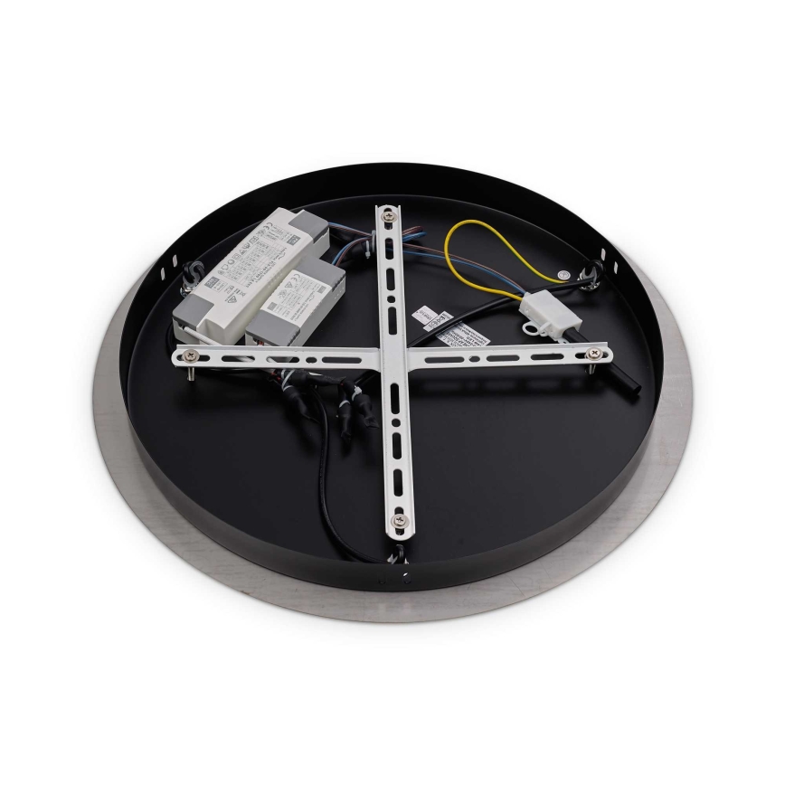 Ideal Lux - LED Luster na lanku UMILE LED/55W/230V pr. 60 cm CRI 90 mosadz/biela