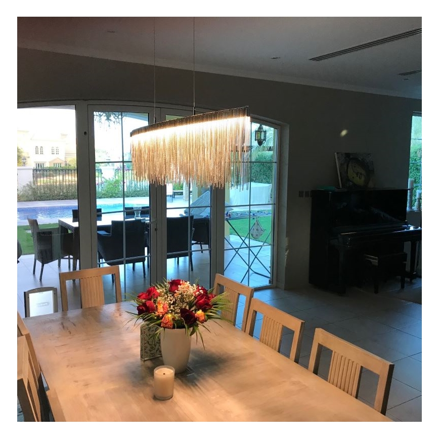 Ideal Lux - LED Luster na lanku VERSUS LED/43,2W/230V