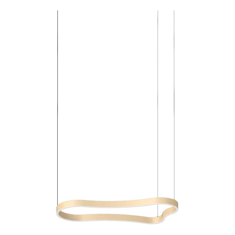 Ideal Lux - LED Luster na lanku WAVES LED/37W/230V CRI 90 mosadz