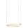 Ideal Lux - LED Luster na lanku WAVES LED/37W/230V CRI 90 mosadz