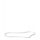 Ideal Lux - LED Luster na lanku WAVES LED/54W/230V CRI 90 biela