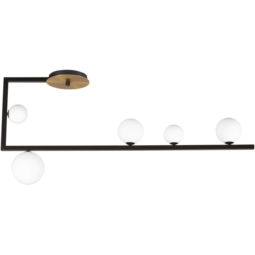 Ideal Lux - LED Luster na tyči BIRDS 5xG9/3W/230V čierna/zlatá