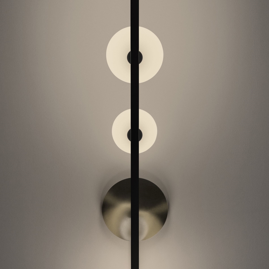 Ideal Lux - LED Luster na tyči BIRDS 5xG9/3W/230V čierna/zlatá