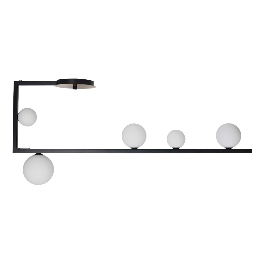 Ideal Lux - LED Luster na tyči BIRDS 5xG9/3W/230V čierna/zlatá