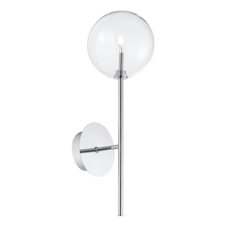 Ideal Lux - LED Nástenná lampa EQUINOXE 1xG4/2W/230V lesklý chróm/číra