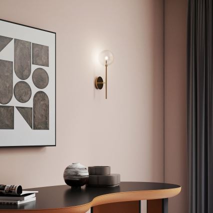 Ideal Lux - LED Nástenná lampa EQUINOXE 1xG4/2W/230V mosadz/číra