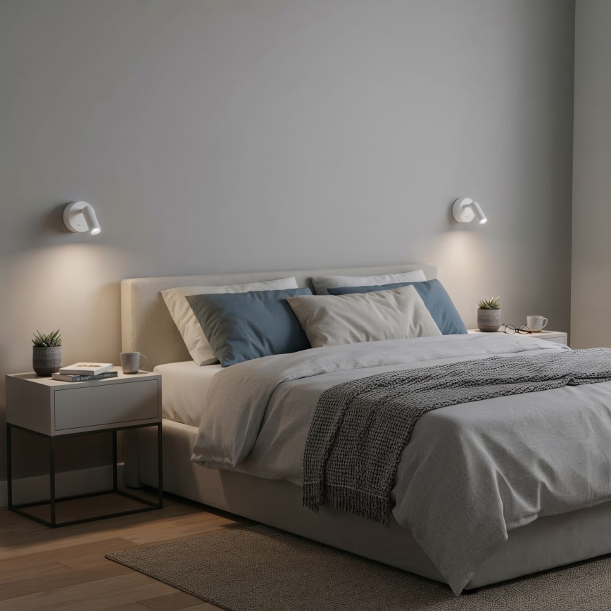 Ideal Lux - LED Nástenné bodové svietidlo BEAN LED/3W/230V CRI 90 biela