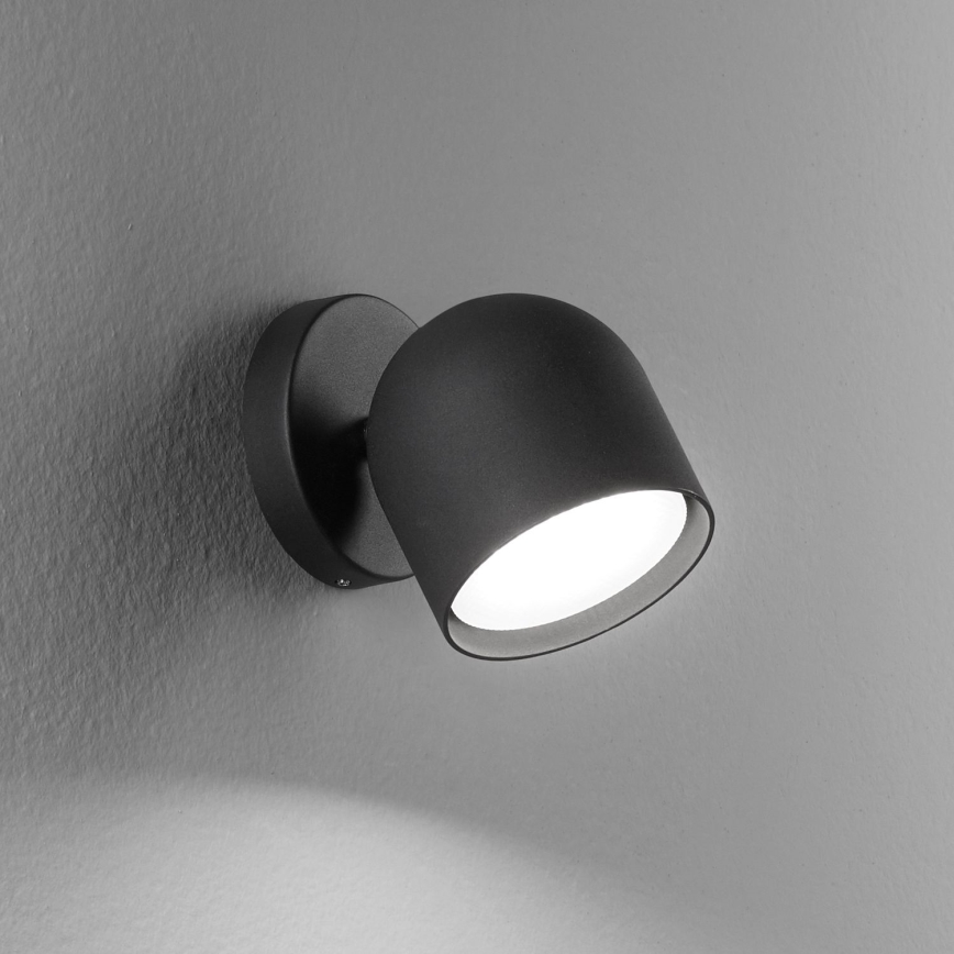 Ideal Lux - LED Nástenné bodové svietidlo DODO 1xGX53/9W/230V čierna