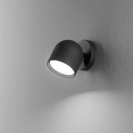 Ideal Lux - LED Nástenné bodové svietidlo DODO 1xGX53/9W/230V čierna