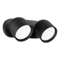 Ideal Lux - LED Nástenné bodové svietidlo DODO 2xGX53/9W/230V čierna