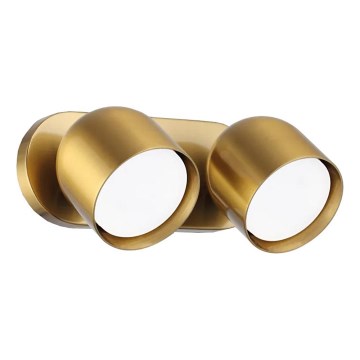 Ideal Lux - LED Nástenné bodové svietidlo DODO 2xGX53/9W/230V mosadz