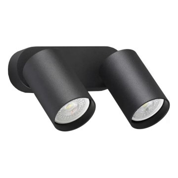 Ideal Lux - LED nástenné bodové svietidlo DYNAMITE 2xGU10/7W/230V CRI 90 čierne