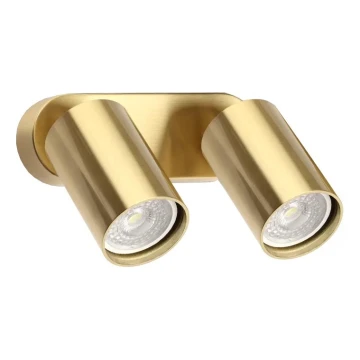 Ideal Lux - LED nástenné bodové svietidlo DYNAMITE 2xGU10/7W/230V CRI 90 mosadz