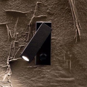 Ideal Lux - LED nástenné bodové svietidlo PAGE LED/3W/230V CRI 90 čierne