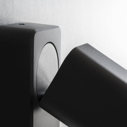 Ideal Lux - LED nástenné bodové svietidlo RUDY 1xGU10/7W/230V CRI 90 čierne