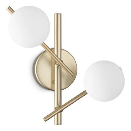 Ideal Lux - LED nástenné svietidlo ATLAS 2xG9/3W/230V zlaté