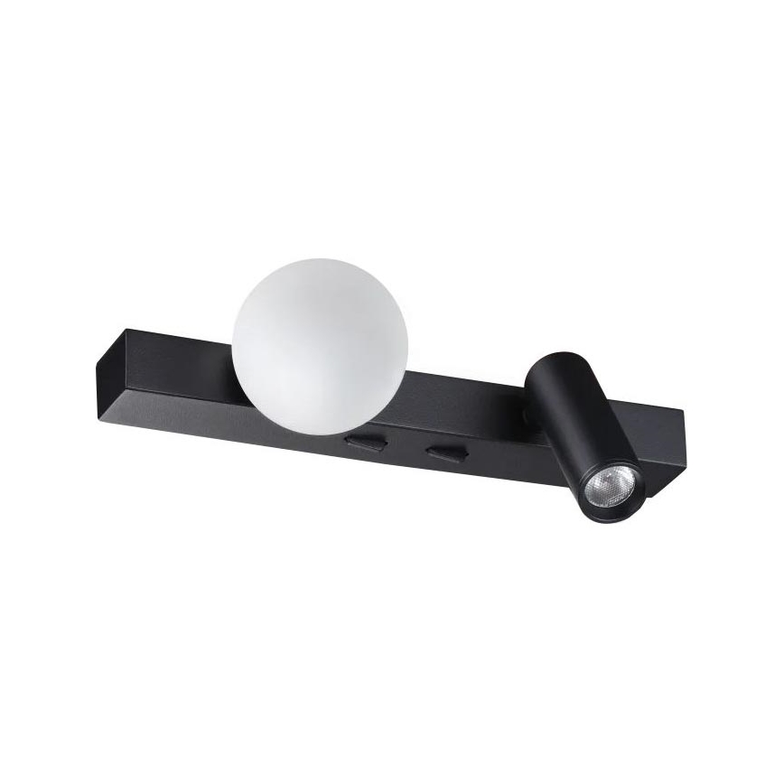 Ideal Lux - LED nástenné svietidlo BINOMIO 2xLED/3W/230V CRI 90 čierne