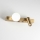 Ideal Lux - LED Nástenné svietidlo BINOMIO 2xLED/3W/230V CRI 90 mosadz