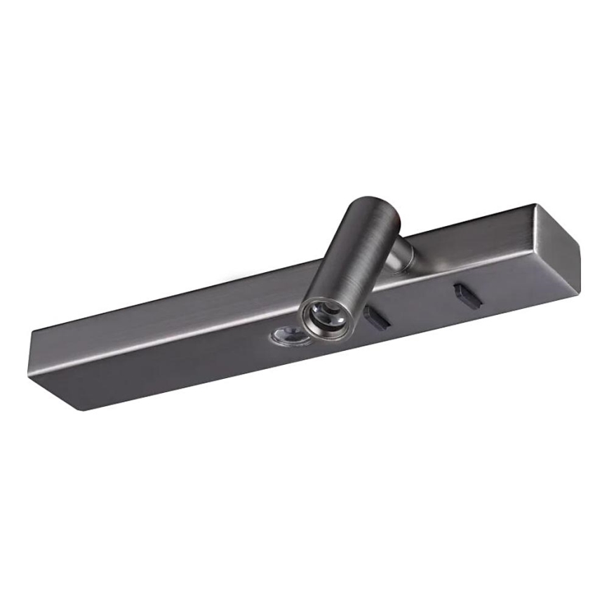 Ideal Lux - LED nástenné svietidlo BONNE 2xLED/6,5W/230V CRI 90 matný chróm