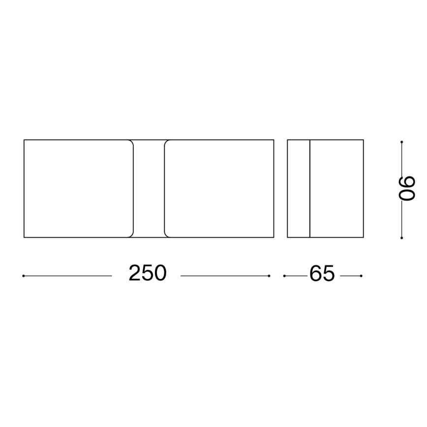 Ideal Lux - LED Nástenné svietidlo CLIP 2xG9/3W/230V hnedá