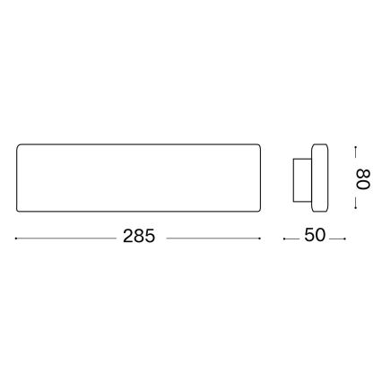 Ideal Lux - LED Nástenné svietidlo DESK LED/12,5W/230V CRI 90 biela