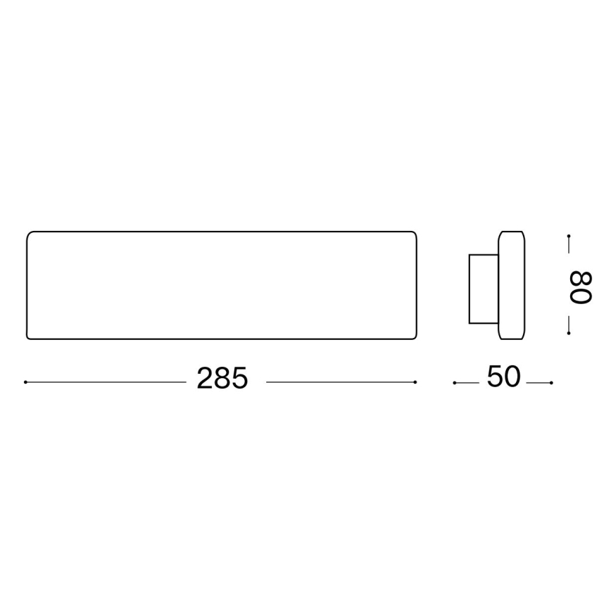 Ideal Lux - LED Nástenné svietidlo DESK LED/12,5W/230V CRI 90 biela