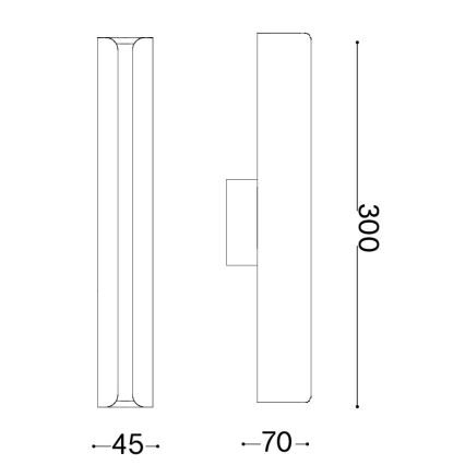 Ideal Lux - LED nástenné svietidlo DORICA LED/8,5W/230V CRI 90 zlaté