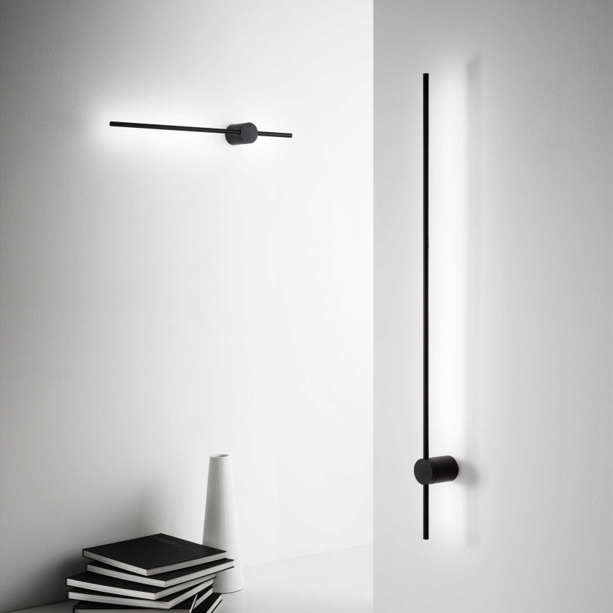 Ideal Lux - LED Nástenné svietidlo ESSENCE LED/12W/230V 3000K 70 cm CRI 90 čierna