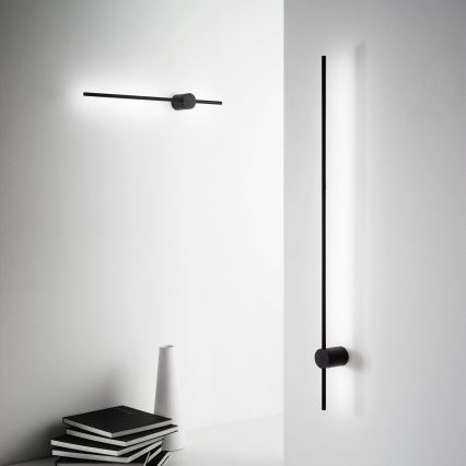 Ideal Lux - LED Nástenné svietidlo ESSENCE LED/19W/230V 4000K 124 cm CRI 90 čierna
