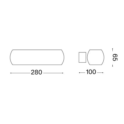 Ideal Lux - LED nástenné svietidlo MORIS 2xG9/3W/230V biela
