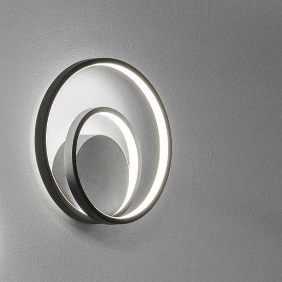 Ideal Lux - LED Nástenné svietidlo OZ LED/26W/230V CRI 90 čierna