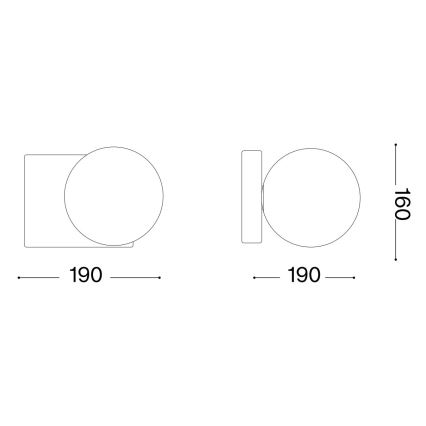 Ideal Lux - LED Nástenné svietidlo PENTA 1xG9/3W/230V zlatá