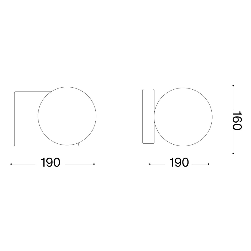 Ideal Lux - LED Nástenné svietidlo PENTA 1xG9/3W/230V zlatá