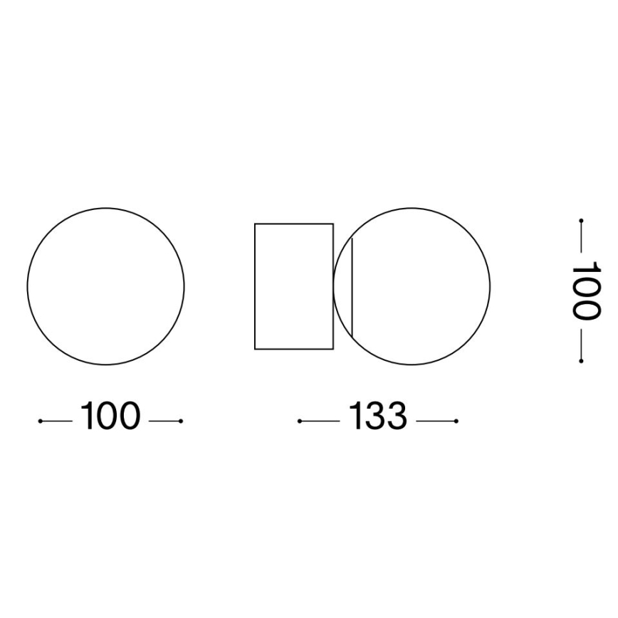 Ideal Lux - LED nástenné svietidlo PERLAGE 1xG9/3W/230V čierna/dymová čierna