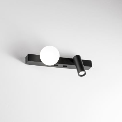 Ideal Lux - LED Nástenné svietidlo PING PONG 2xLED/3W/230V CRI 90 čierna