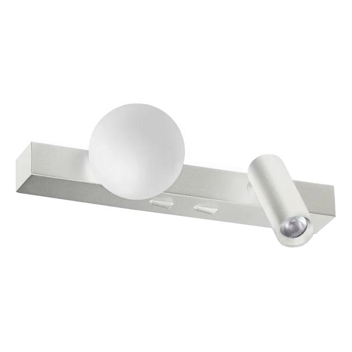 Ideal Lux - LED Nástenné svietidlo PING PONG 2xLED/3W/230V CRI 90 matný chróm