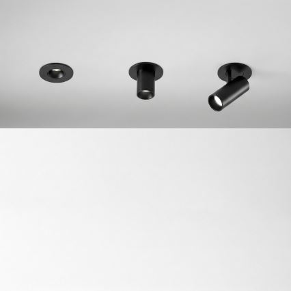 Ideal Lux - LED zapustené bodové svietidlo NOVA LED/6W/230V 3000K CRI 90 priemer 6,8 cm čierne
