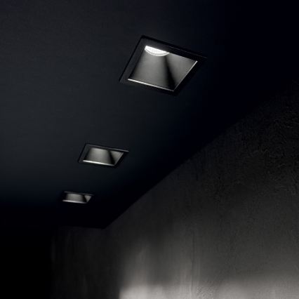 Ideal Lux - LED zapustené svietidlo GAME TRIM LED/11W/230V 3000K CRI 90 8,4x8,4 cm IP40 čierna