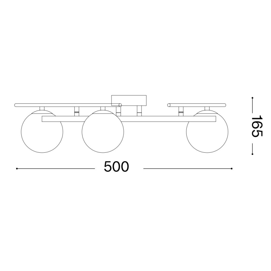 Ideal Lux - LED Prisadený luster ATLAS 3xG9/3W/230V biela