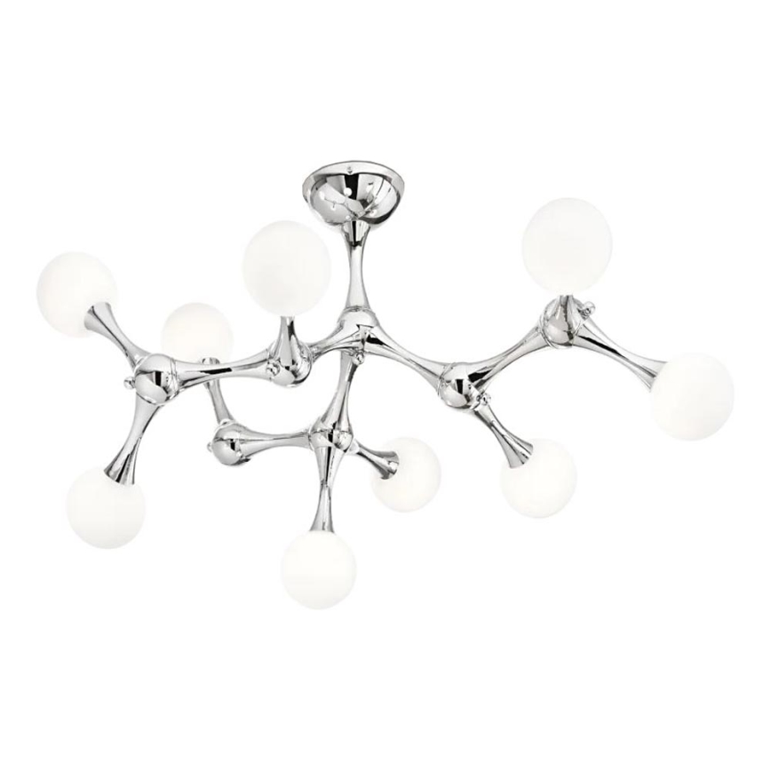 Ideal Lux - LED Prisadený luster NODINO 9xG9/3W/230V lesklý chróm/biela