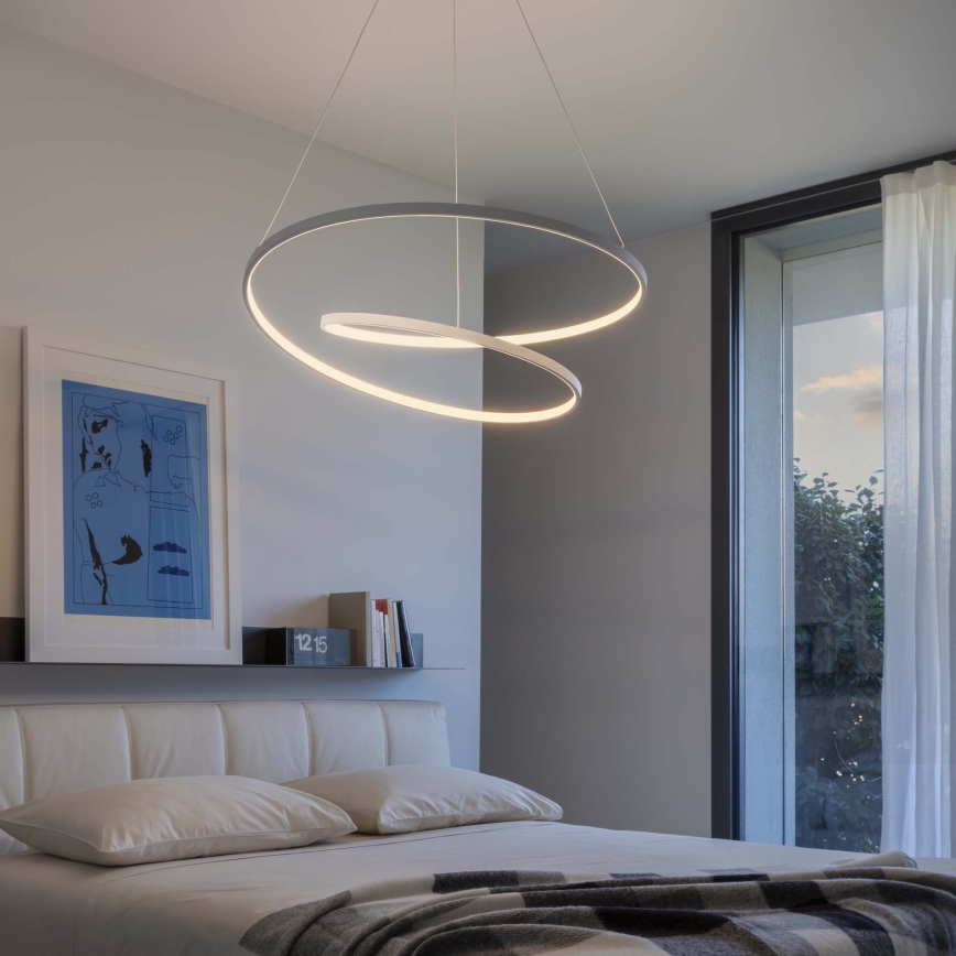 Ideal Lux - LED Stlmiteľný luster na lanku OZ LED/48W/230V pr. 60 cm CRI 90 biela