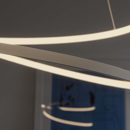 Ideal Lux - LED Stlmiteľný luster na lanku OZ LED/48W/230V pr. 60 cm CRI 90 biela