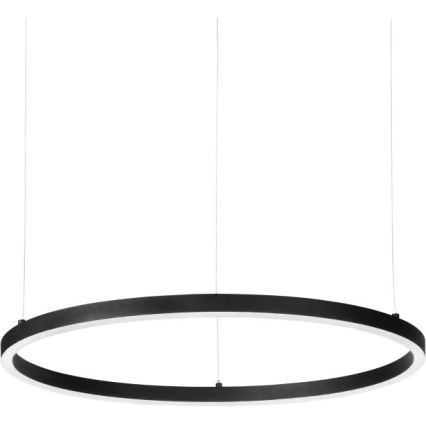 Ideal Lux - LED Stmievateľný luster na lanku ORACLE SLIM LED/28W/230V 4000K pr. 50 cm CRI 90 čierna