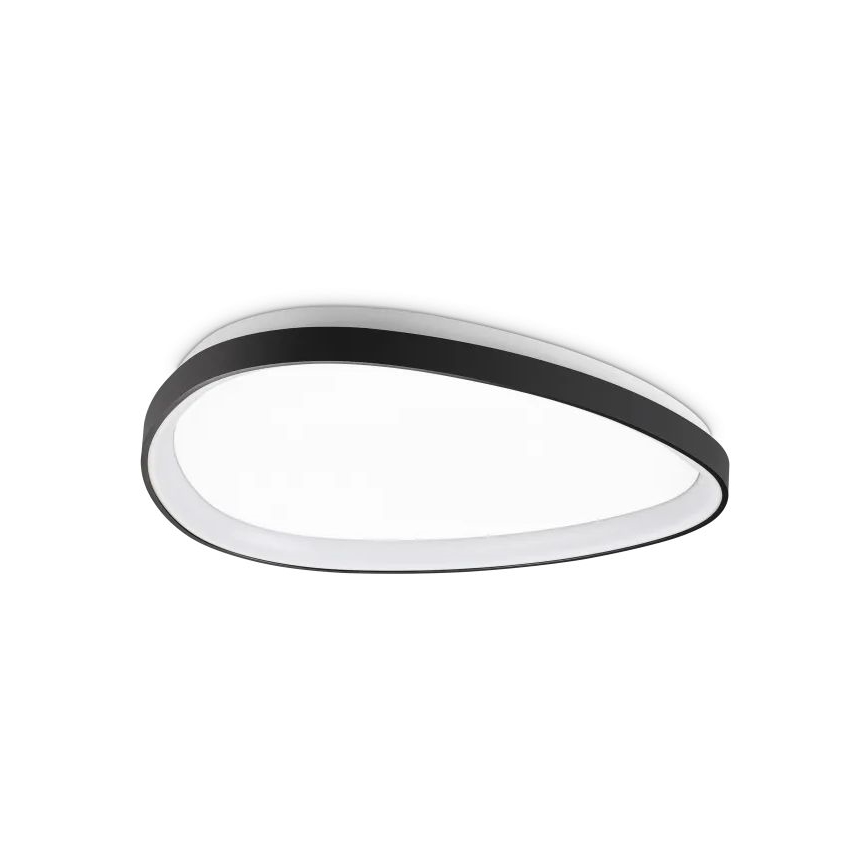 Ideal Lux - LED Stmievateľné stropné svietidlo GEMINI LED/28W/230V pr. 61 cm CRI 90 čierna