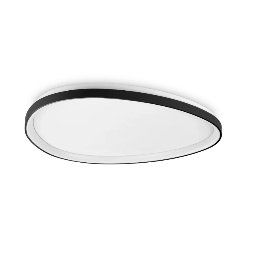 Ideal Lux - LED Stmievateľné stropné svietidlo GEMINI LED/42W/230V pr. 81 cm CRI 90 čierna