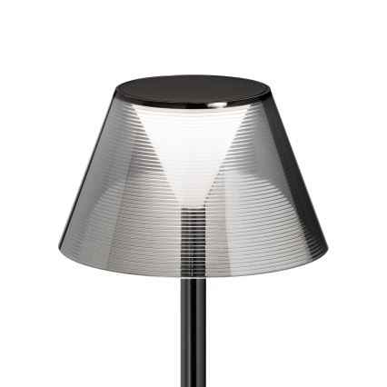 Ideal Lux - LED Stmievateľná dotyková lampa LOLITA LED/2,8W/5V 2200 mAh IP54 čierna