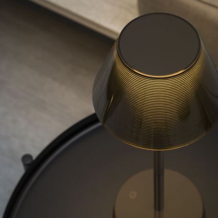 Ideal Lux - LED Stmievateľná dotyková lampa LOLITA LED/2,8W/5V 2200 mAh IP54 hnedá